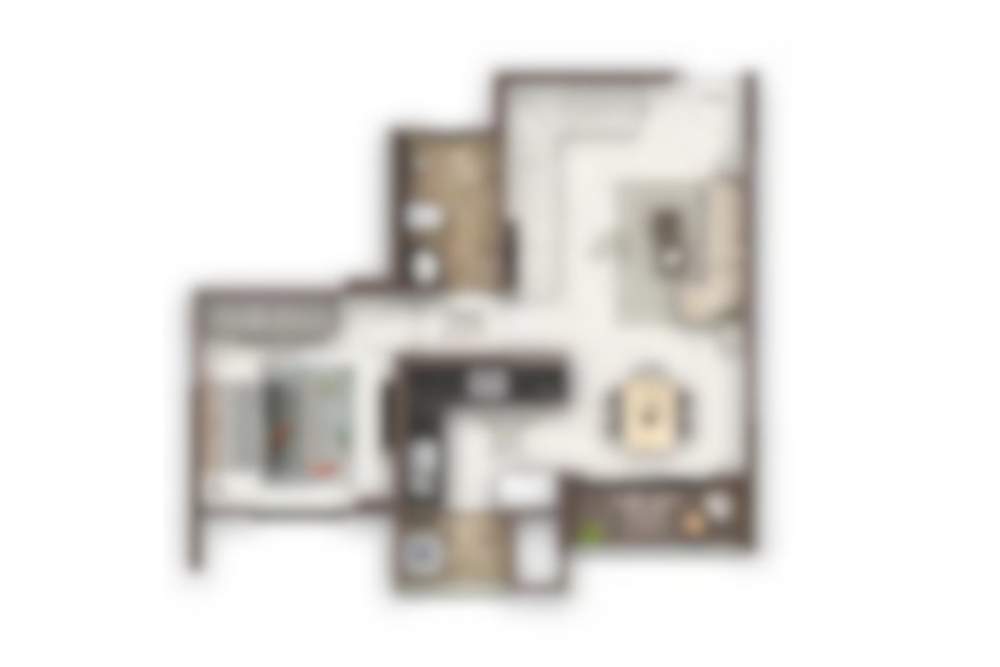 3 BHK Floor Plan